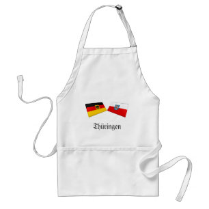 Thueringen, Germany Flag Tiles Standard Apron