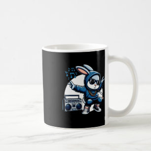 Thug Bunny Gangster Rabbit Break Dancing 80's Danc Coffee Mug