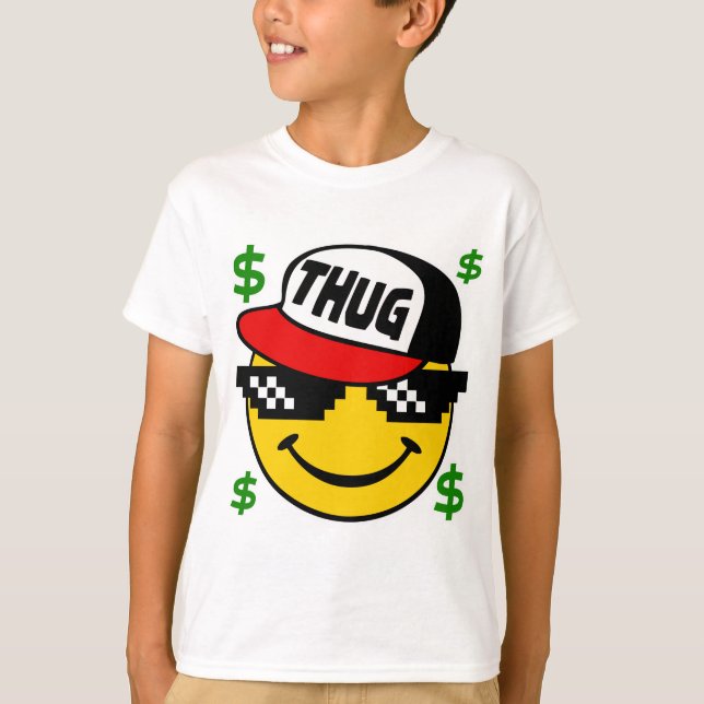 Thug Emoticon T-Shirt (Front)