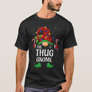 Thug Gnome Buffalo Red Plaid Matching Family Chris T-Shirt