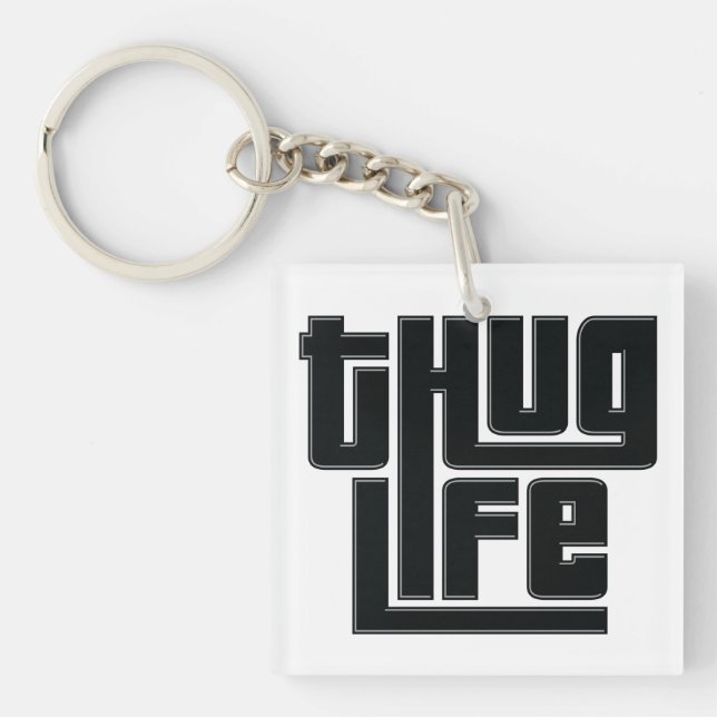 Thug Life acrylic keychain (Front)