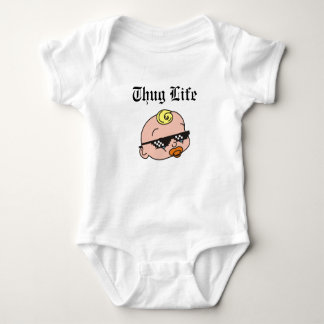Thug Life Baby Baby Bodysuit