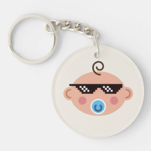 thug life baby keychain