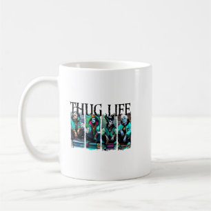 thug life halloween cute coffee mug