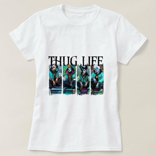 thug life halloween cute T-Shirt (Design Front)