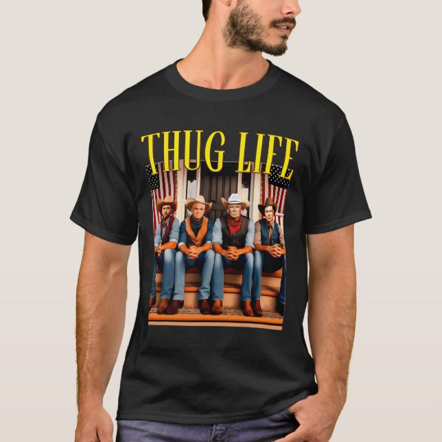 Thug Life Trump Vance Kennedy Elon  T-Shirt (Front)