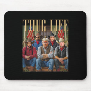 Thug Trump Vance Kennedy Elon For Life Graphic Mouse Pad