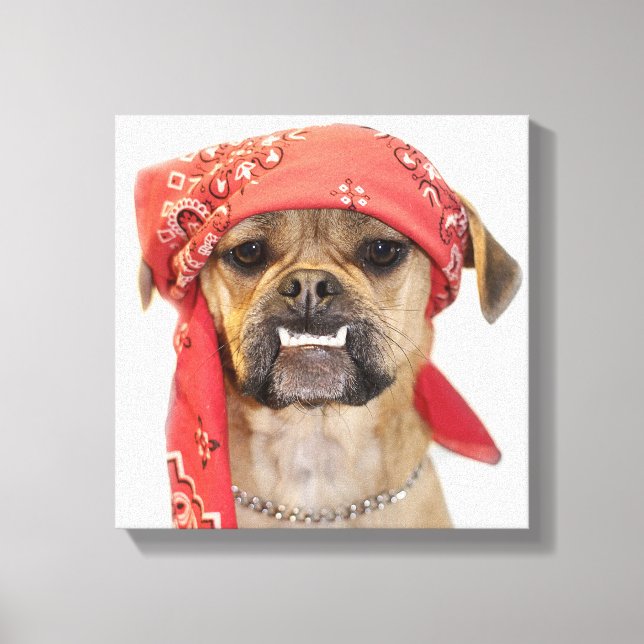 thuggle canvas print (Front)