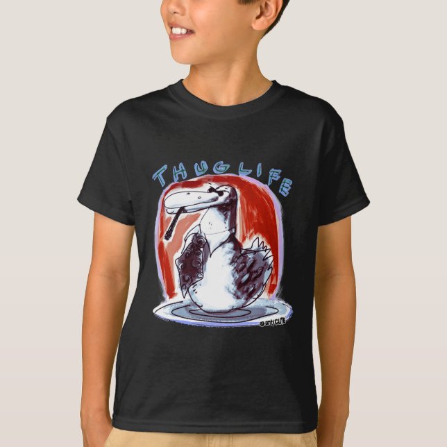 thuglife cool duck T-Shirt (Front)