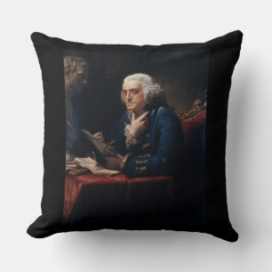 Thumb Portrait Benjamin Franklin at White House Th Cushion
