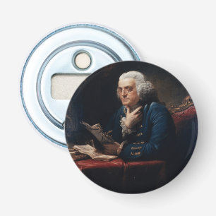 Thumb Portrait, Benjamin Franklin Founding Father Bottle Opener