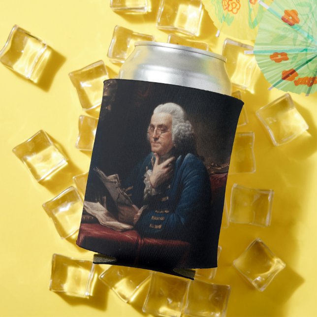 Thumb Portrait, Benjamin Franklin Founding Father Can Cooler (In Situ Summer)