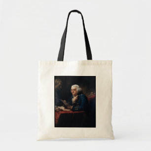 Thumb Portrait, Benjamin Franklin Founding Father Tote Bag