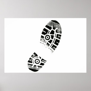 Thumb Prints Foot Art Shoe Sole