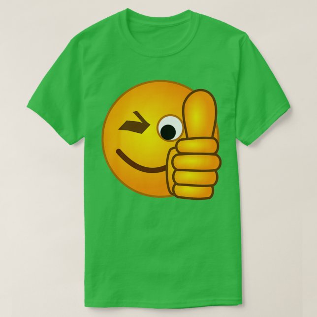 Thumb Signa emoji T-Shirt (Design Front)