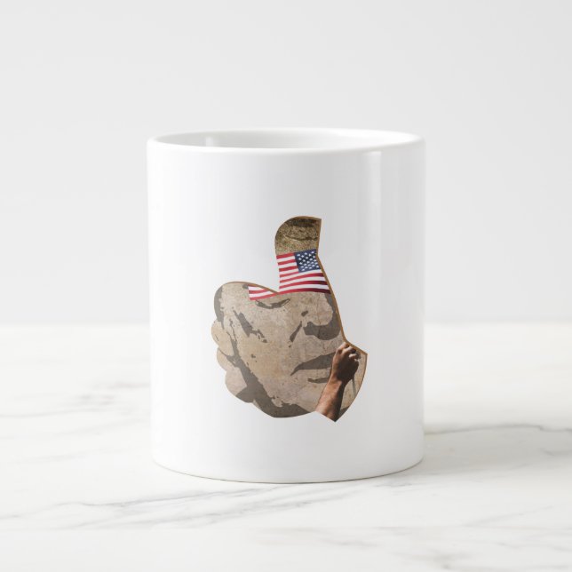 THUMB UP DONALD LARGE COFFEE MUG (Front)