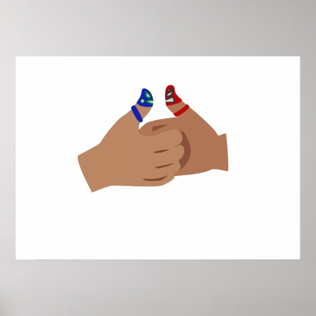 Thumb War Luchadores Poster (Front)