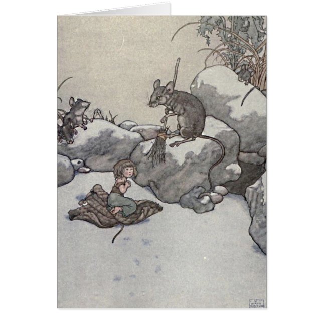 Thumbelina and Mouse Princess Winter Fairy Tale (Front)