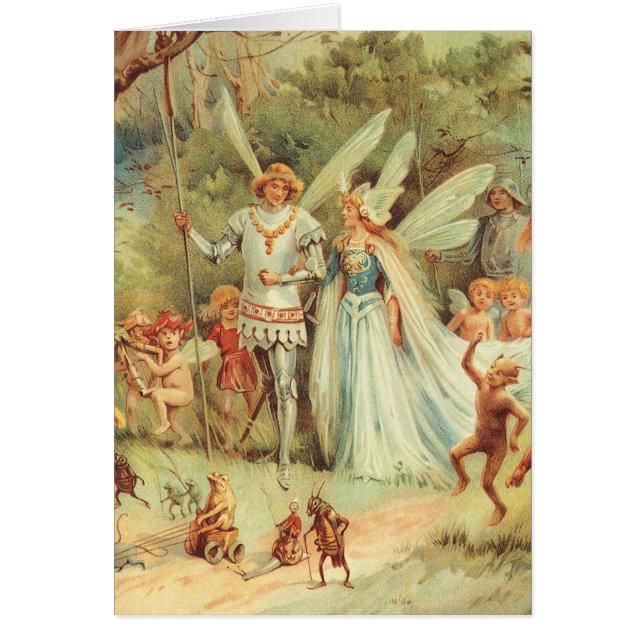 Thumbelina and Prince Wedding, Vintage Fairy Tales (Front)