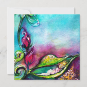 THUMBELINA , BABY SHOWER INVITATION