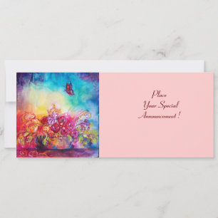 THUMBELINA,FLOWER BASKET AND BUTTERFLY ANNOUNCEMENT