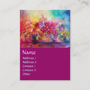 THUMBELINA,FLOWER BASKET AND BUTTERFLY BUSINESS CARD