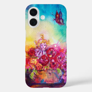 THUMBELINA ,FLOWER BASKET AND BUTTERFLY iPhone 16 CASE