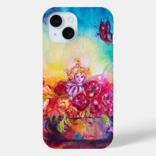 THUMBELINA ,FLOWER BASKET AND BUTTERFLY iPhone 15 CASE