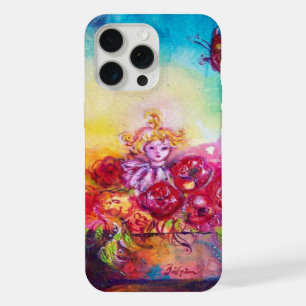 THUMBELINA ,FLOWER BASKET AND BUTTERFLY iPhone CASE