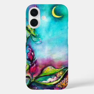 THUMBELINA SLEEPING BETWEEN ROSE LEAVES iPhone 16 CASE