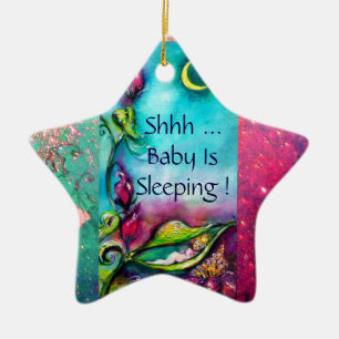 THUMBELINA   STAR DOOR HANGER CERAMIC ORNAMENT