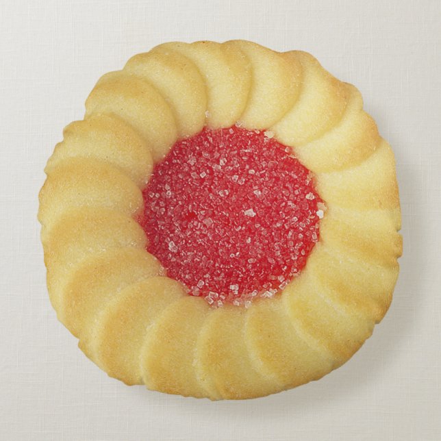 Thumbprint Cookie Round Cushion (Front)