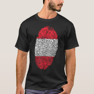 Thumbprint Fingerprint Austria T-Shirt