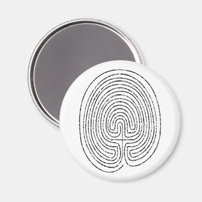 Thumbprint Labyrinth -  Magnet (Front/Back)