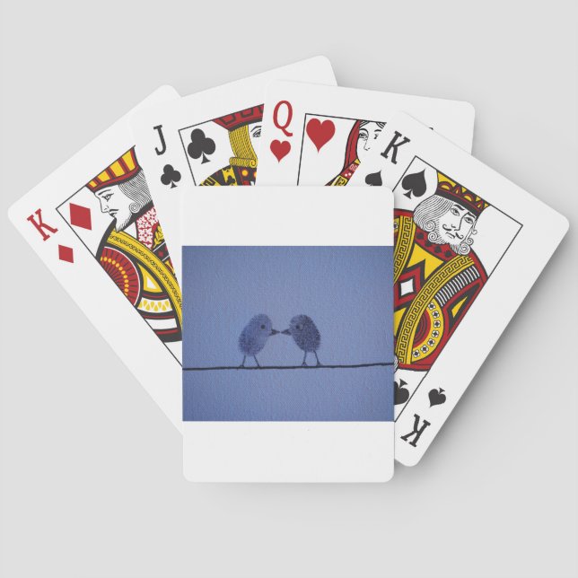 Thumbprint Lovers Playing Cards (Back)