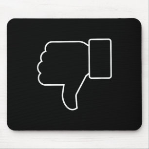 Thumbs Down, Funny, Jokes, Sarcastic  Mouse Pad