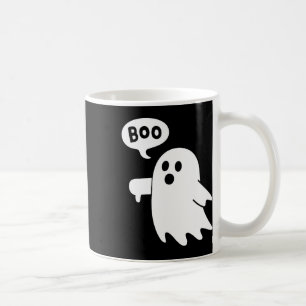 Thumbs Down Ghost Screaming Boo Disapproval Ghost  Coffee Mug