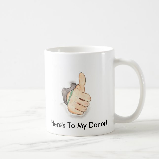 Thumbs up coffee mug (Right)