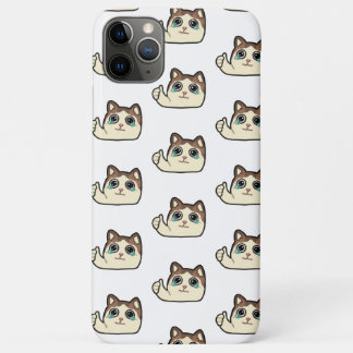 thumbs up crying cat iPhone 11 pro max case