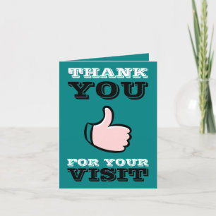 Thumbs Up, Customer Thank You Card
