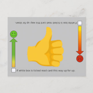 Thumbs Up,Emoji postcard