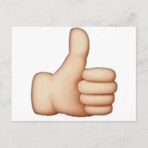 Thumbs Up - Emoji Postcard
