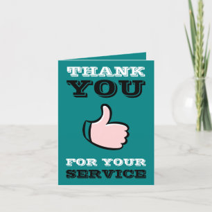 Thumbs Up, Employee Thank You Card