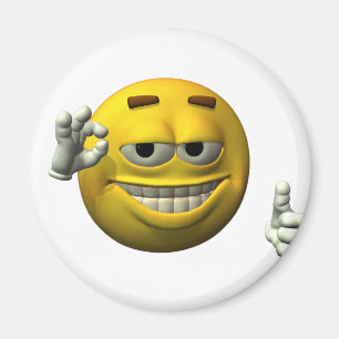 Thumbs Up Face character Magnet