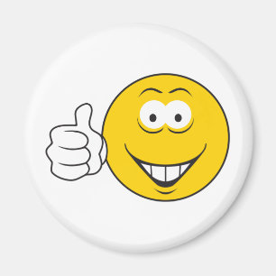 Thumbs Up Face Magnet