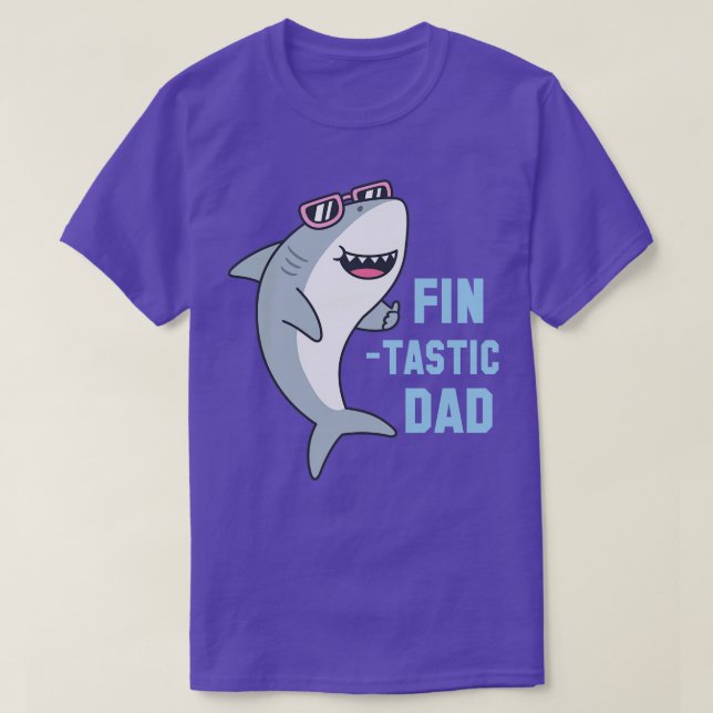 Thumbs Up Fintastic Dad Pun T-Shirt (Design Front)