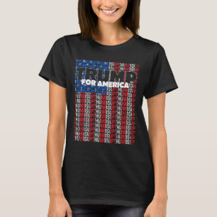 Thumbs Up For America Usa Flag Republican Trump Su T-Shirt