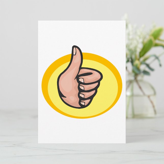 Thumbs Up Gesture Invitation (Creator Uploaded)
