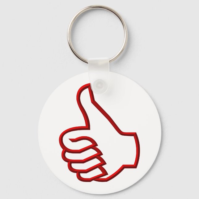 Thumbs Up hand Key Ring (Front)