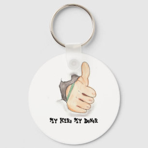 Thumbs up key ring
